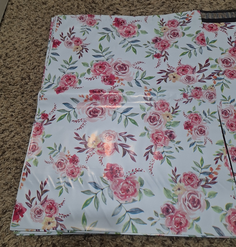 15ct. 14.5x19 Polymailers Bonus Random Thank You Cards/Stickers - Picture 5 of 5